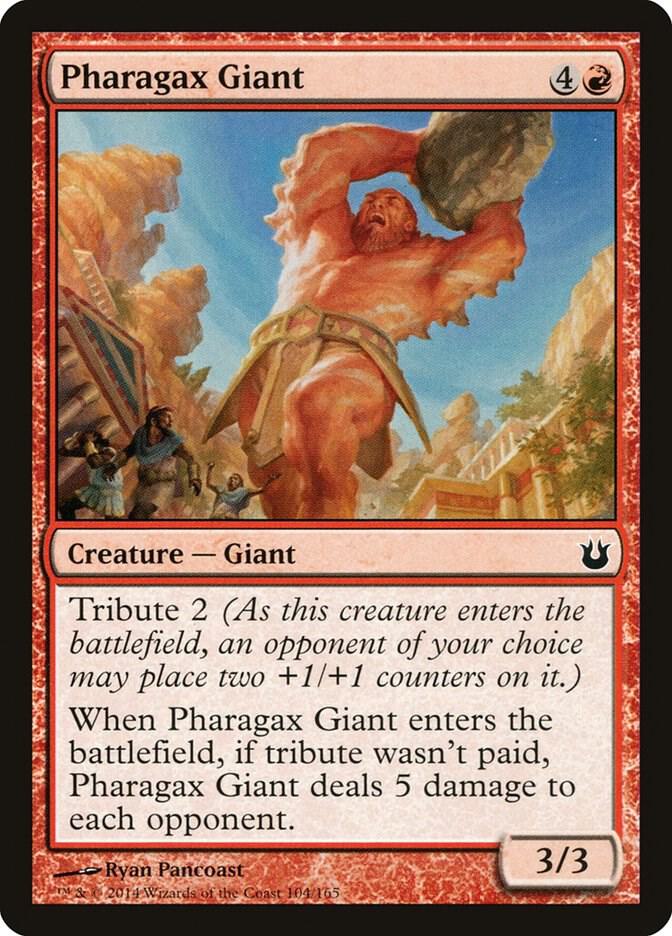Pharagax Giant 104 card from Born of the Gods