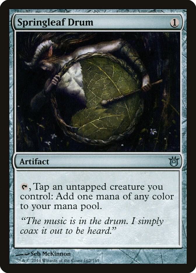 Springleaf Drum 162 card from Born of the Gods