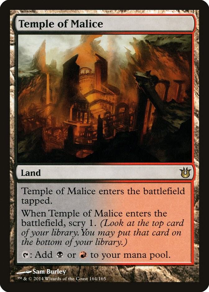 Temple of Malice 164 card from Born of the Gods