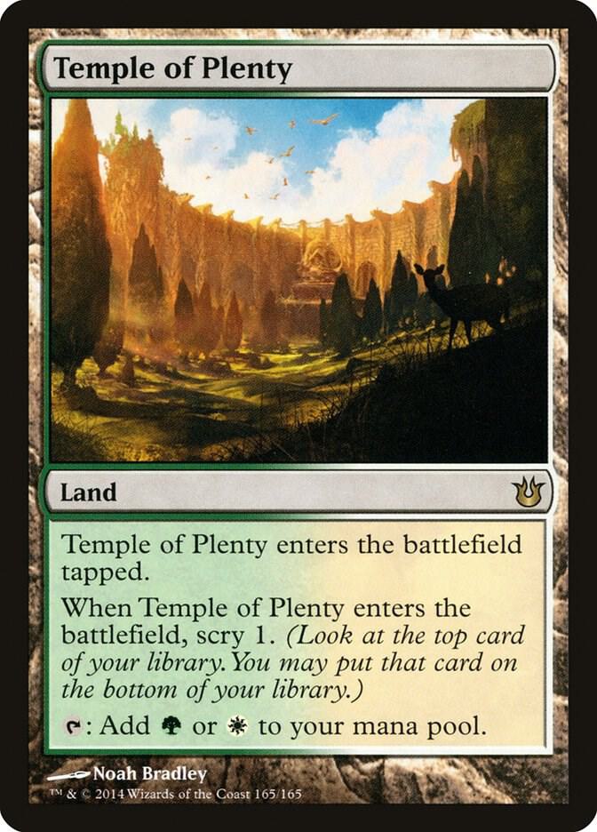 Temple of Plenty 165 card from Born of the Gods