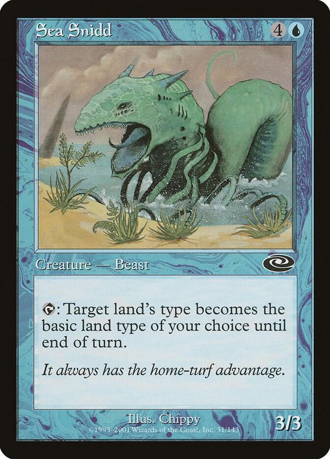 Sea Snidd 31 card from Planeshift