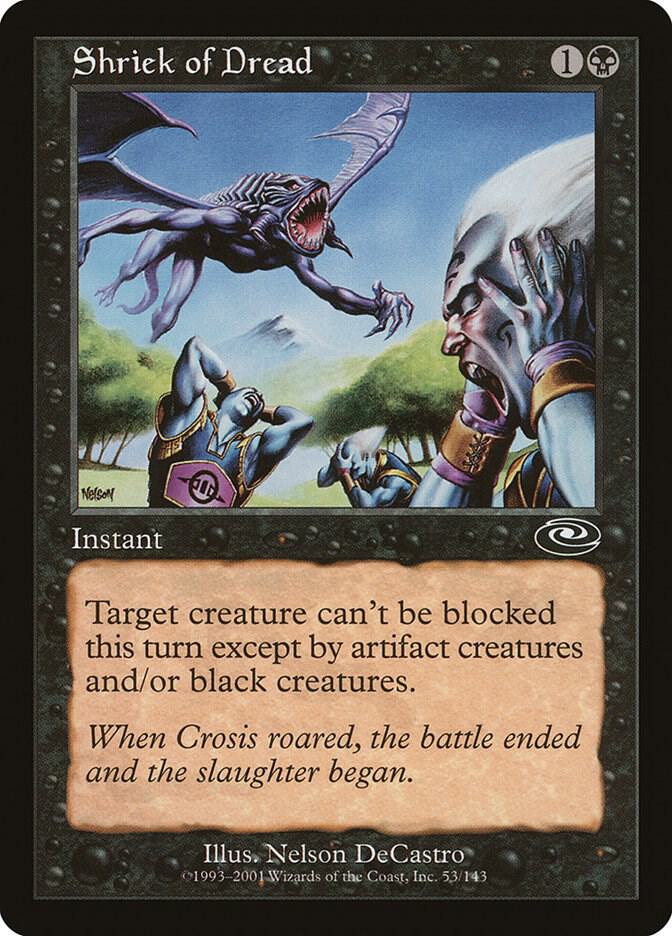 Shriek of Dread 53 card from Planeshift