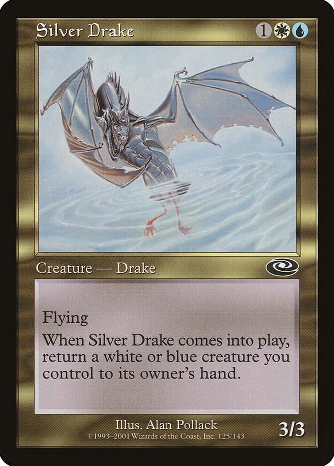 Silver Drake 125 card from Planeshift