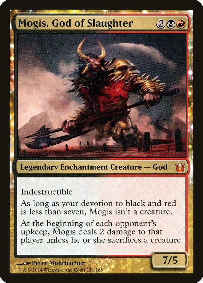 Mogis, God of Slaughter 151 card from Born of the Gods