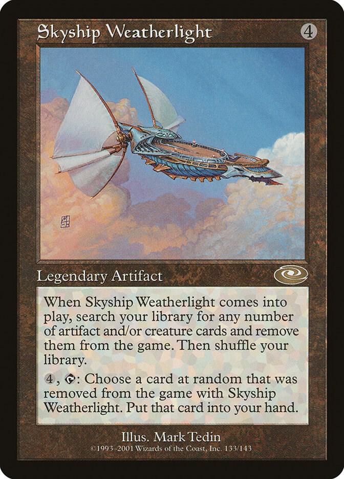 Skyship Weatherlight 133 card from Planeshift