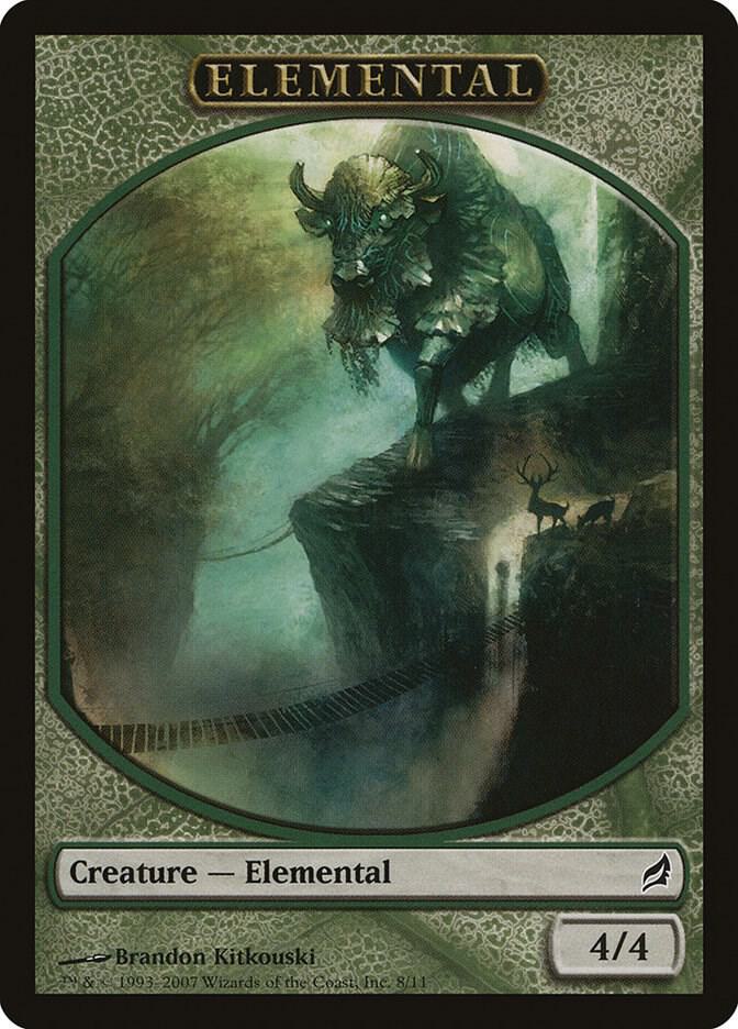 Elemental Token 8 card from Lorwyn