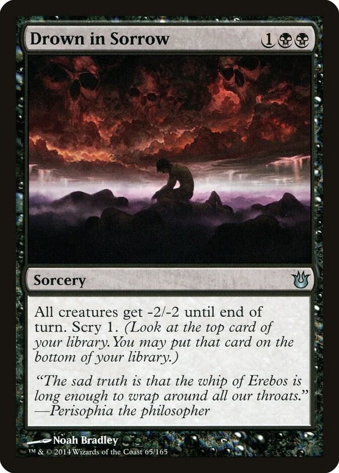 Drown in Sorrow 65 card from Born of the Gods