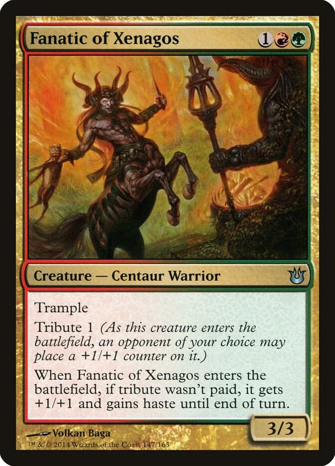 Fanatic of Xenagos 147 card from Born of the Gods