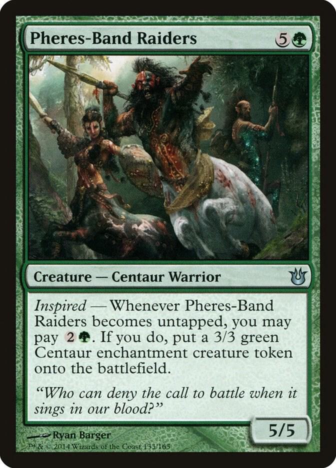 Pheres-Band Raiders 133 card from Born of the Gods