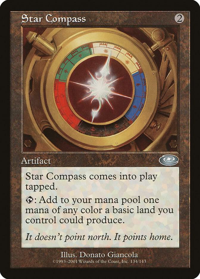 Star Compass 134 card from Planeshift