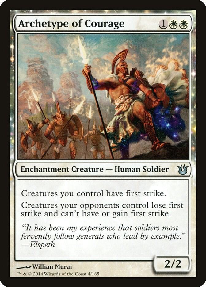 Archetype of Courage 4 card from Born of the Gods