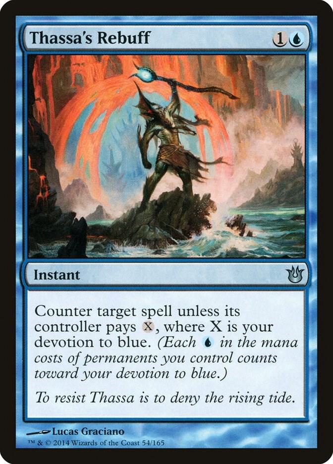 Thassa's Rebuff 54 card from Born of the Gods
