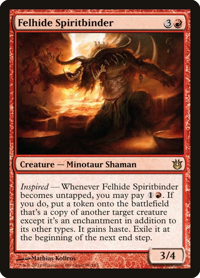 Felhide Spiritbinder 96 card from Born of the Gods
