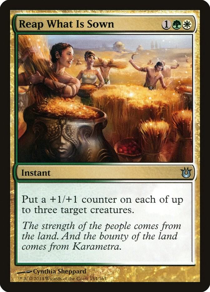 Reap What Is Sown 154 card from Born of the Gods