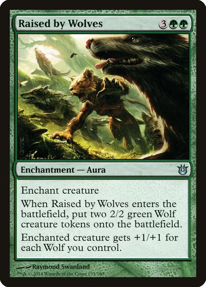 Raised by Wolves 135 card from Born of the Gods
