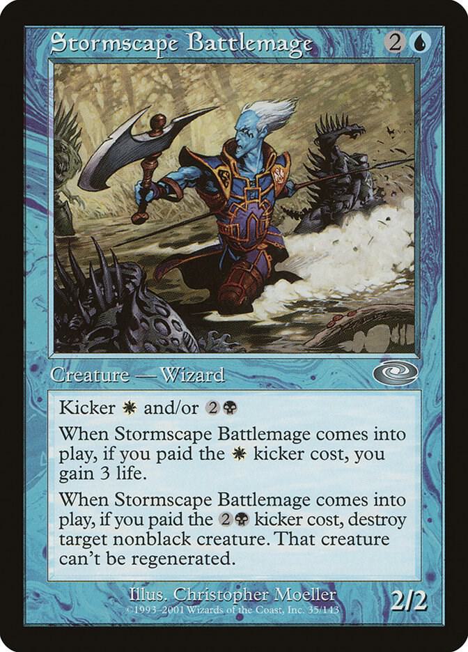 Stormscape Battlemage 35 card from Planeshift
