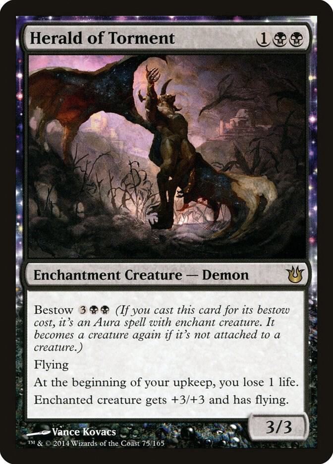 Herald of Torment 75 card from Born of the Gods