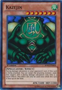 Kazejin BPW2-EN004 card from Battle Pack 2: War of the Giants Round 2