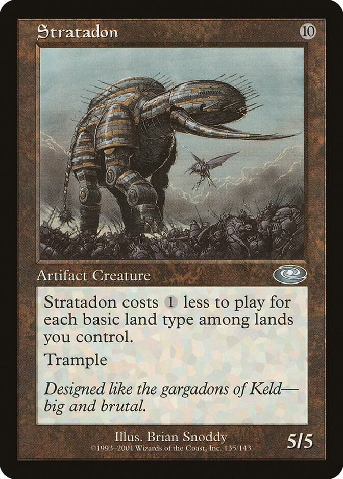 Stratadon 135 card from Planeshift