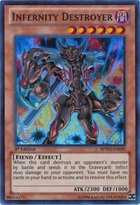 Infernity Destroyer BPW2-EN030 card from Battle Pack 2: War of the Giants Round 2