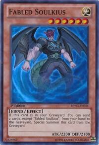 Fabled Soulkius BPW2-EN036 card from Battle Pack 2: War of the Giants Round 2