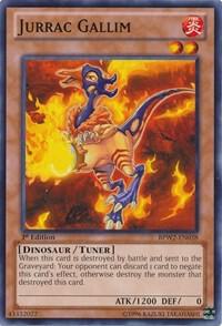 Jurrac Gallim BPW2-EN038 card from Battle Pack 2: War of the Giants Round 2