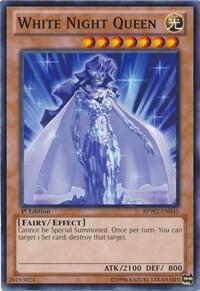 White Night Queen BPW2-EN045 card from Battle Pack 2: War of the Giants Round 2
