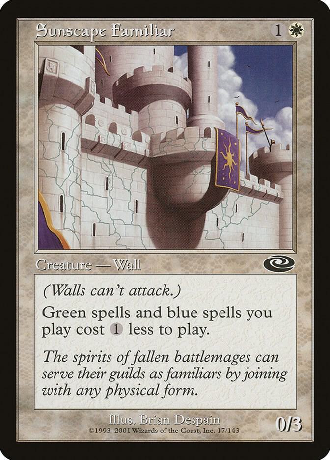 Sunscape Familiar 17 card from Planeshift