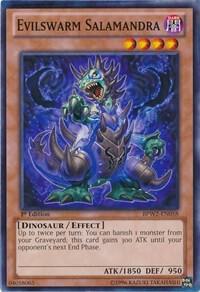 Evilswarm Salamandra BPW2-EN058 card from Battle Pack 2: War of the Giants Round 2