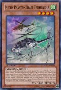 Mecha Phantom Beast Tetherwolf BPW2-EN060 card from Battle Pack 2: War of the Giants Round 2