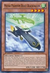Mecha Phantom Beast Blackfalcon BPW2-EN061 card from Battle Pack 2: War of the Giants Round 2