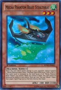 Mecha Phantom Beast Stealthray BPW2-EN062 card from Battle Pack 2: War of the Giants Round 2