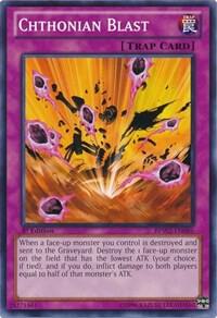 Chthonian Blast BPW2-EN086 card from Battle Pack 2: War of the Giants Round 2
