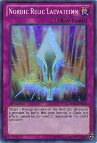 Nordic Relic Laevateinn BPW2-EN089 card from Battle Pack 2: War of the Giants Round 2