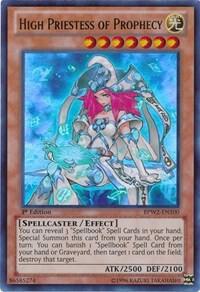 High Priestess of Prophecy BPW2-EN100 card from Battle Pack 2: War of the Giants Round 2