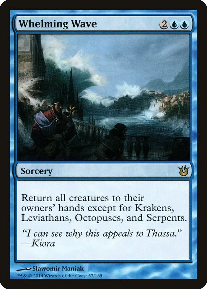 Whelming Wave 57 card from Born of the Gods