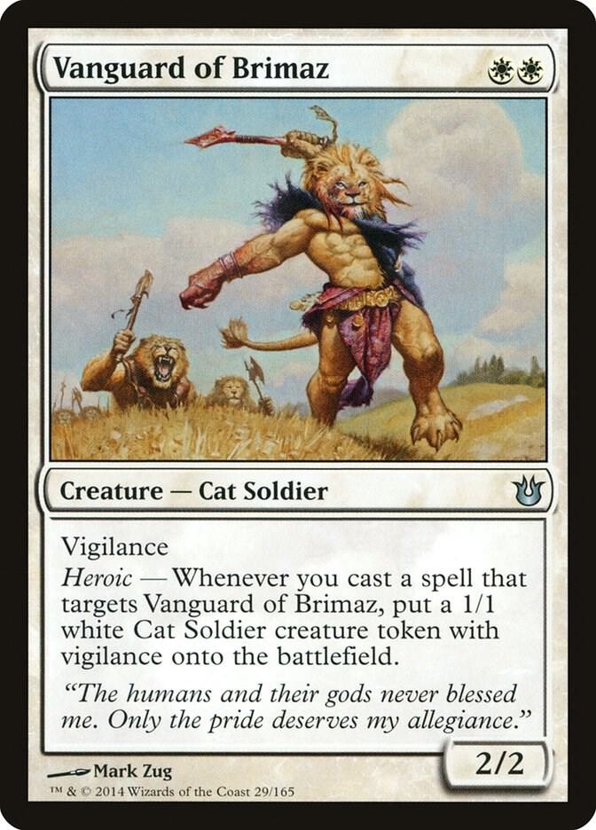 Vanguard of Brimaz 29 card from Born of the Gods