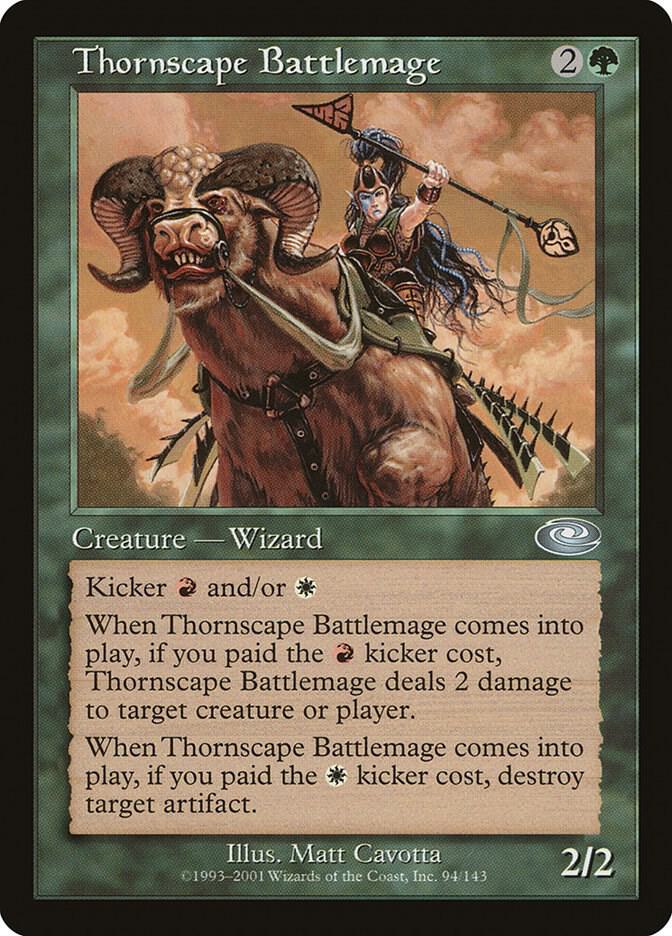 Thornscape Battlemage 94 card from Planeshift