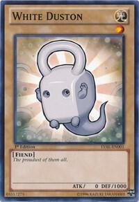 White Duston LVAL-EN001 card from Legacy of the Valiant