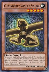 Chronomaly Winged Sphinx LVAL-EN009 card from Legacy of the Valiant