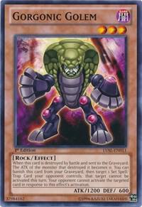 Gorgonic Golem LVAL-EN011 card from Legacy of the Valiant