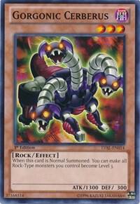 Gorgonic Cerberus LVAL-EN014 card from Legacy of the Valiant