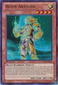 Bujin Arasuda LVAL-EN026 card from Legacy of the Valiant