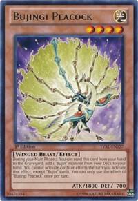 Bujingi Peacock LVAL-EN027 card from Legacy of the Valiant