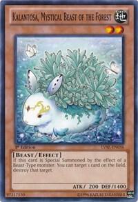 Kalantosa, Mystical Beast of the Forest LVAL-EN036 card from Legacy of the Valiant
