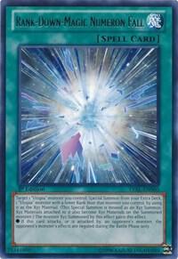 Rank-Down-Magic Numeron Fall LVAL-EN060 card from Legacy of the Valiant