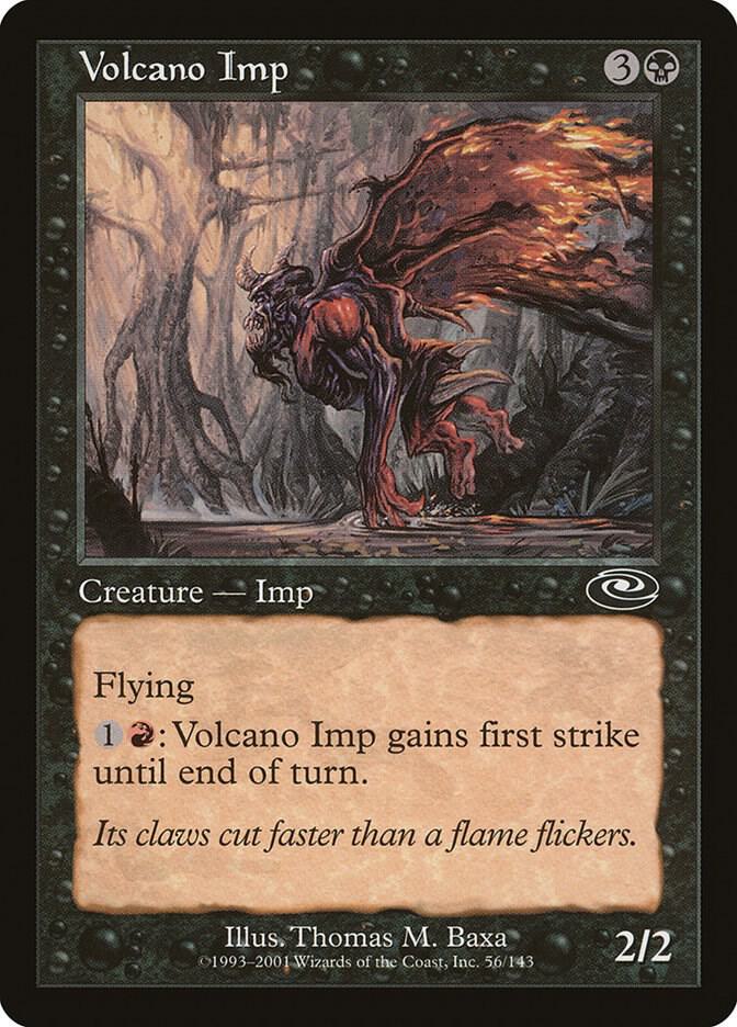 Volcano Imp 56 card from Planeshift