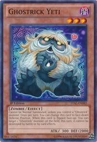 Ghostrick Yeti LVAL-EN082 card from Legacy of the Valiant