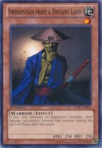 Swordsman from a Distant Land LVAL-EN091 card from Legacy of the Valiant