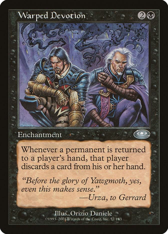 Warped Devotion 57 card from Planeshift